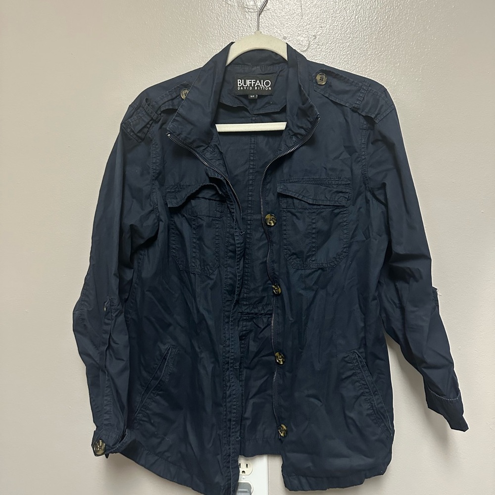 Buffalo David Bitton Women's Dark Blue Utility Jacket